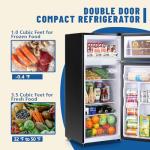 Compact 4.5 Cu.Ft Mini Fridge with Freezer