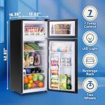 Compact 4.5 Cu.Ft Mini Fridge with Freezer