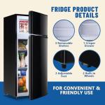 Compact 4.5 Cu.Ft Mini Fridge with Freezer