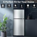 5.0 Cu.Ft Dual Door Refrigerator with Freezer