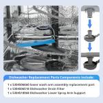 Frigidaire Dishwasher Spray Arm Assembly Set