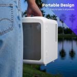 Antarctic Star 4L Mini Compact Fridge with Light