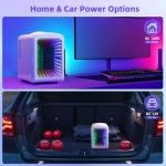 Antarctic Star 4L Mini Compact Fridge with Light