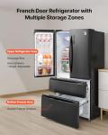 VEVOR 18.9 Cu. Ft. French Door Refrigerator