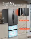 VEVOR 18.9 Cu. Ft. French Door Refrigerator