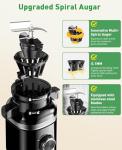 GlowWise Cold Press Juicer with Extra Wide Chute