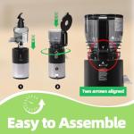 Godspeeds Cold Press Juicer with Wide Feed Chute