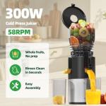 Godspeeds Cold Press Juicer with Wide Feed Chute