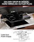 TOPWISH 24-Inch 4-Burner Electric Cooktop
