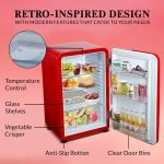 Crosley Retro Mini Fridge 3.2 CuFt Red