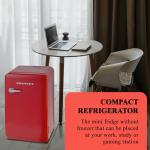 Crosley Retro Mini Fridge 3.2 CuFt Red
