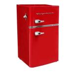 RCA Retro 2-Door Apartment Size Refrigerator - Red