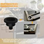 Allstare Rubber Feet for Wolf Gas Cooktop 8-Pack