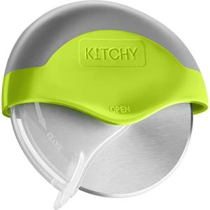 Kitchy Ergonomic Pizza Cutter with Blade Cover