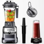 Cozzi 2000W Professional Smoothie Blender with To-Go Cup
