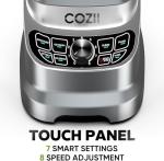 Cozzi 2000W Professional Smoothie Blender with To-Go Cup