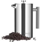 Mueller 34oz Stainless Steel French Press Coffee Maker