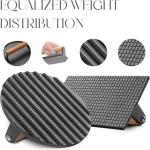 Bellemain Cast Iron Grill Press Set for Perfect Searing