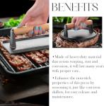 Bellemain Cast Iron Grill Press Set for Perfect Searing