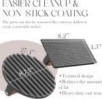 Bellemain Cast Iron Grill Press Set for Perfect Searing