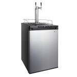 Kegco 24" Dual Tap Stainless Steel Kegerator