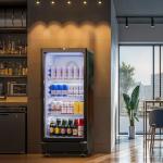 YITAHOME 6 Cu.Ft. Glass Door Beverage Refrigerator
