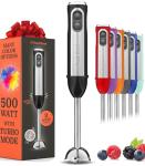 500 Watt Immersion Blender with Turbo Mode