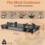 BesNerg Portable Two-Burner Propane Stove
