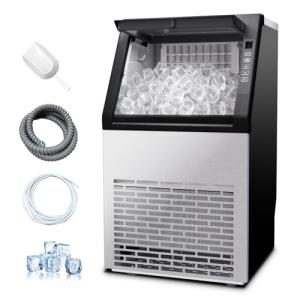 Erivess Commercial Ice Maker - 120 lbs Daily Output
