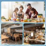 Erivess Commercial Ice Maker - 120 lbs Daily Output