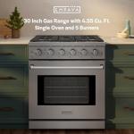 Empava 30" Gas Range with True Convection Oven
