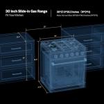 Empava 30" Gas Range with True Convection Oven