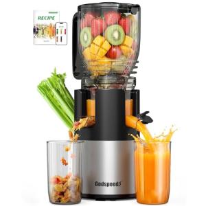 Godspeeds Cold Press Juicer with Wide Feed Chute