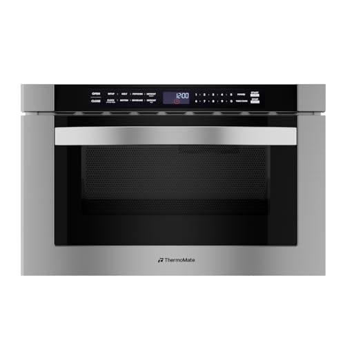 ThermoMate 24-Inch Built-in Microwave Drawer, 1000W