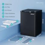 EUHOMY 4.4 Cu.Ft Mini Fridge with Freezer