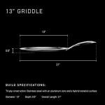 HexClad 13-Inch Nonstick Hybrid Griddle