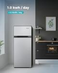 EUHOMY 4.0 Cu.Ft Mini Fridge with Freezer