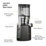 Hurom H320 Black Slow Juicer for Fruits & Veggies