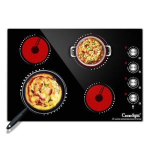 Cuisinesync 30" Electric Cooktop with 4 Burners