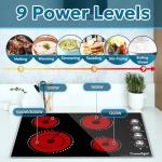 Cuisinesync 30" Electric Cooktop with 4 Burners