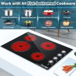 Cuisinesync 30" Electric Cooktop with 4 Burners