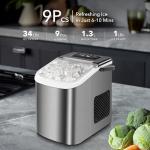 MAXEVE Portable Countertop Ice Maker - 34LBs/24H