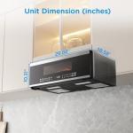 Midea 1.2 Cu.ft Over-the-Range Microwave Oven
