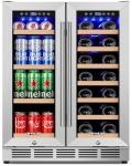 ORYMUSE 24-Inch Dual Zone Wine and Beverage Cooler