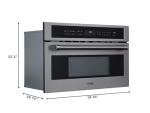 30" Stainless Steel Built-in Convection Microwave Oven