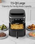 EDENPEER 12-IN-1 Digital Air Fryer 7.5 QT