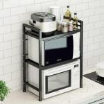 Expandable Microwave Oven Rack with Hooks