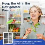 ICEPURE AF004 Refrigerator Air Filter Replacement - 3 Pack