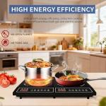 Cuisunyo 1800W Double Induction Cooktop Burner