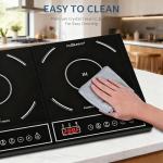 Cuisunyo 1800W Double Induction Cooktop Burner